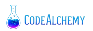 CodeAlchemy - Logo de l'entreprise spécialisée en développement web et applications sur mesure